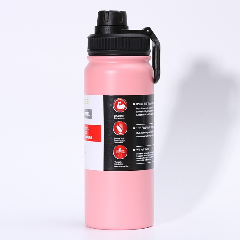 Transfronterizo 304 taza de acero inoxidable al aire libre con hervidor espacial portátil de gran capacidad de viajes de montaña hervidor deportivo