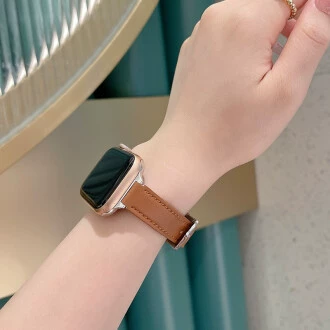 [新款适用苹果iwatch超纤耐磨表带现货批发男女applewatch苹果表带]