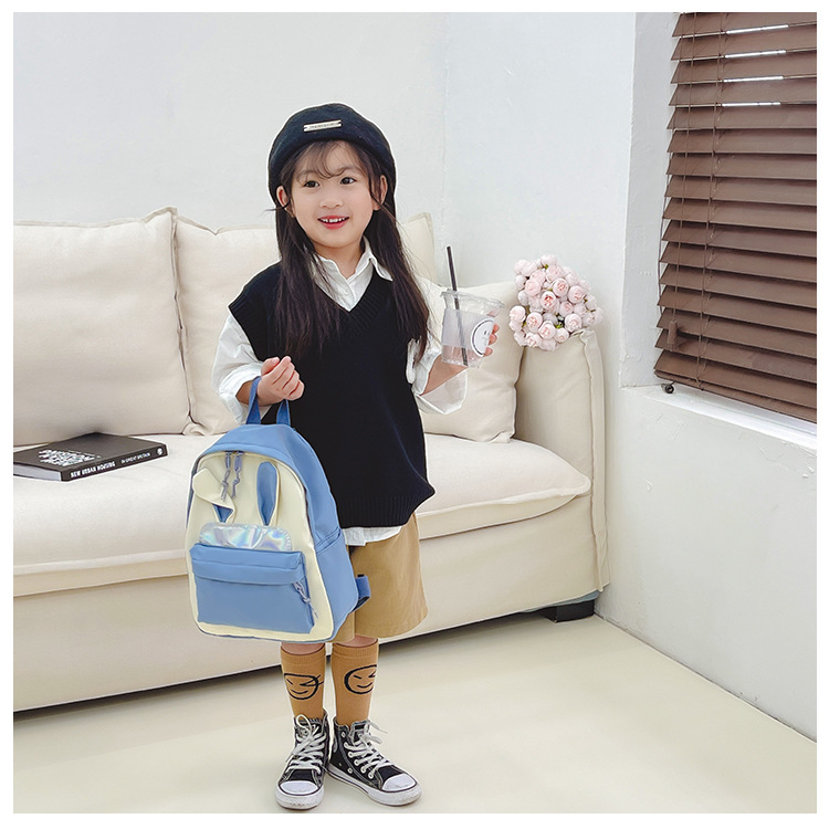 446g Weight Sequins, Sewing Thread Fashion Element Zipper Closure Type Double Shoulder Straps Strap Type Functional Backpack Bags Type Casual, School Occasion Nylon Material School Backpack, Kids Backpack Backpack Animal Pattern All Seasons Season Kid'S Gender Cute Style Square Shape Kid'S Nylon Animal Cute Sequins Sewing Thread Square Zipper Functional Backpack 9