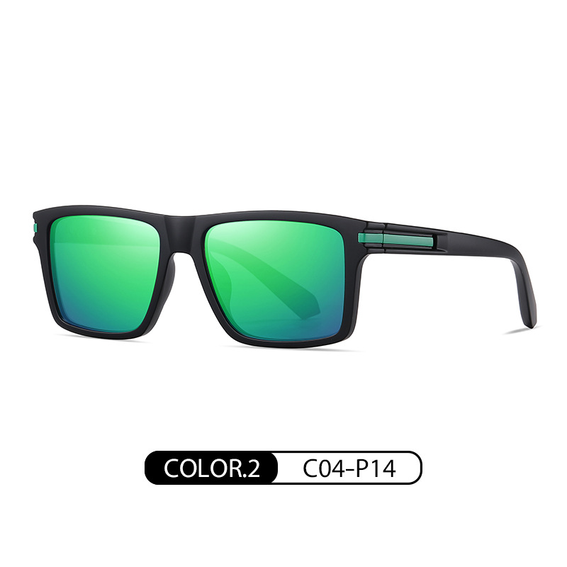 Nuevas gafas de sol polarizadas transfronterizas de color casual clásico europeo y americano gafas de sol de conducción de los hombres gafas de sol de conducción al por mayor