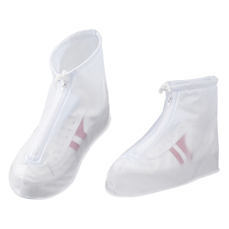 Adult Pvc Rainproof Shoe Covers for Men and Women Thickeneded Waterproof and Non-Slip Adult Rainproof Shoe Covers Repeatedly Used Wear-Resistant Shoe Covers