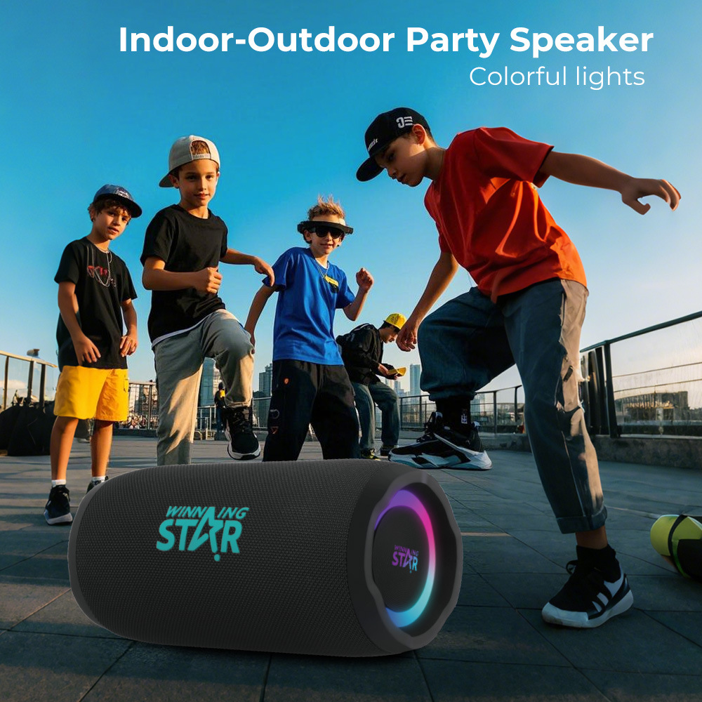 WINNING STAR transfronterizo exclusivamente para comercio exterior Bluetooth inalámbrico portátil mini woofer altavoz