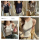 American Style Retro Spice Girl Round Neck Camisole Women's 2025 Spring and Summer Outer Wear Slim-fit Slimming Pure Desire Base Top