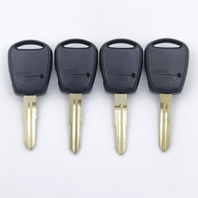 Suitable for Kia千里马 Straight Side 1-Button Remote Control Car Key Straight Replacement Shell with 5 Types of Key Embryos