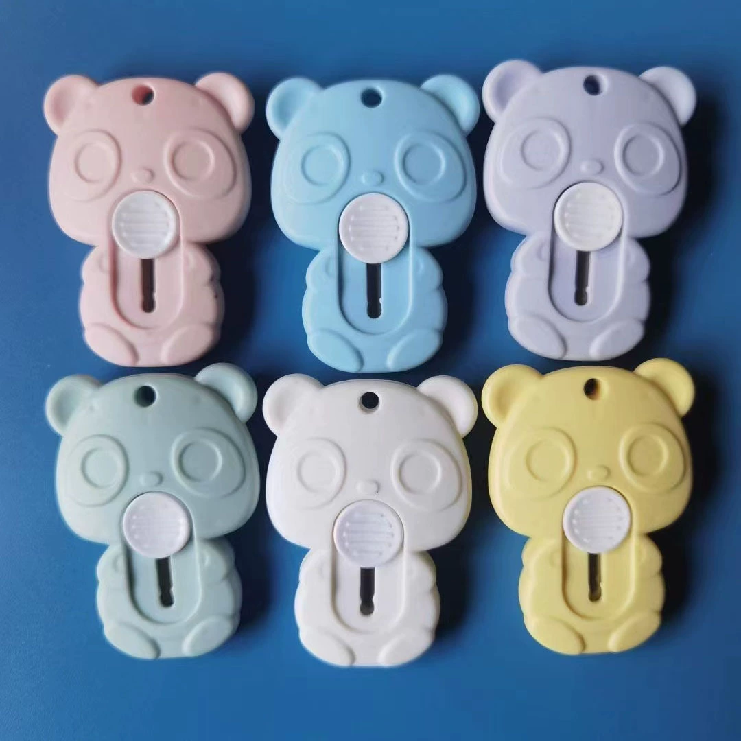 Мультфильм панда художественный нож Мини милая девушка сердце портативный Сплит Экспресс пакет маленький нож студенческий офис