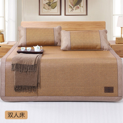 Carpenter old seats summer sleeping mat summer Rattan seats Double bed Foldable Single wholesale Can be a On behalf of Part Three