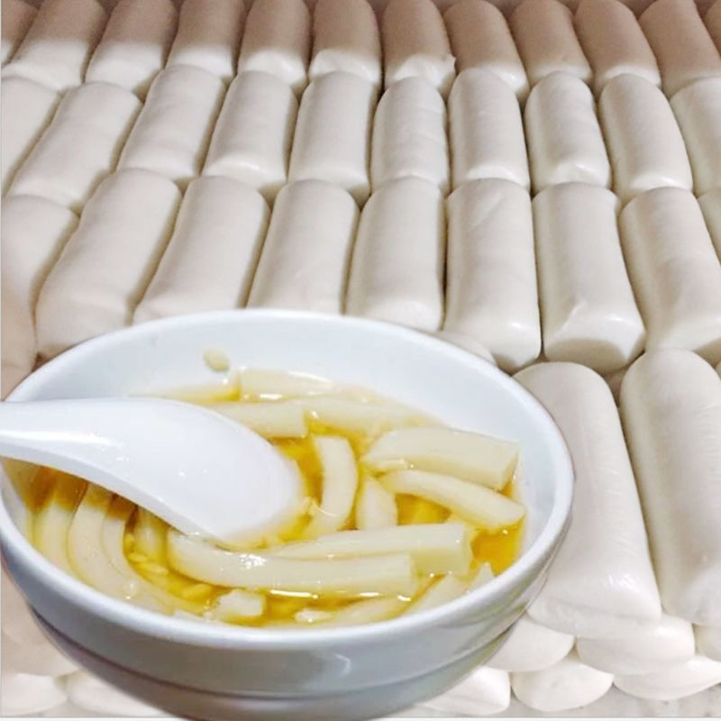 贵州特产贞丰熟米饵块粑兴义现做二耳块粑烧烤年糕粑粑火锅年糕条