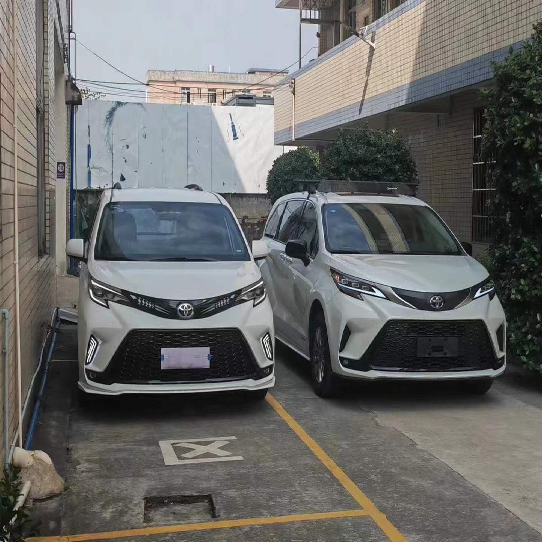 Suitable for 11-20 Toyota Sienna modification to the new 21 Sienna XSE Sport version front bumper with upgraded body kit