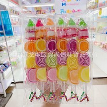 批发泰国进口如意串串糖水果味造型创意棒棒糖软糖儿童小零食260g