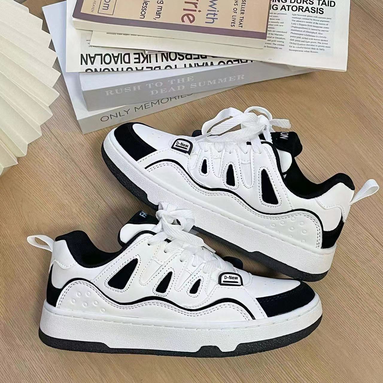 Tendencia nacional ins pareja retro zapatos de entrenamiento alemán estudiante fiesta color contraste deportes casuales zapatos de skate zapatos ligeros de otoño e invierno para hombres