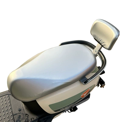 Motorcycle cushion Seat Cushion Cover Battery Vehicle - silver-large