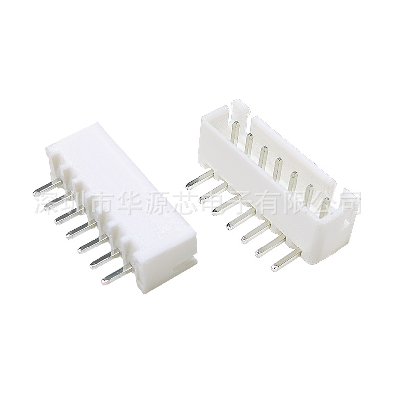 Xh2.54 White Terminal Block Straight Foot Bent Pin Straight Pin Base Plastic Shell Plug Connector 2P-14P