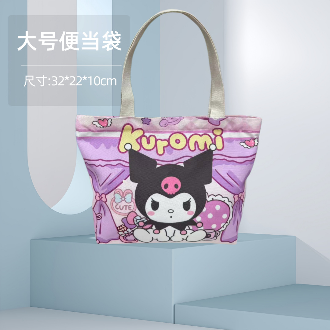 Bolsa Bento Sanrio lona almuerzo dibujos animados