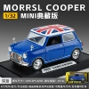 1:32 golden car BMW MINI-box-dark blue
