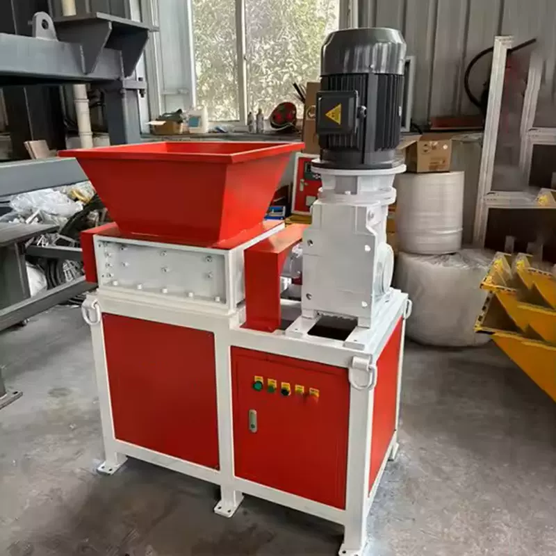 小型撕碎机双轴餐厨垃圾撕碎设备废布边角料旧衣服鞋子包破碎机