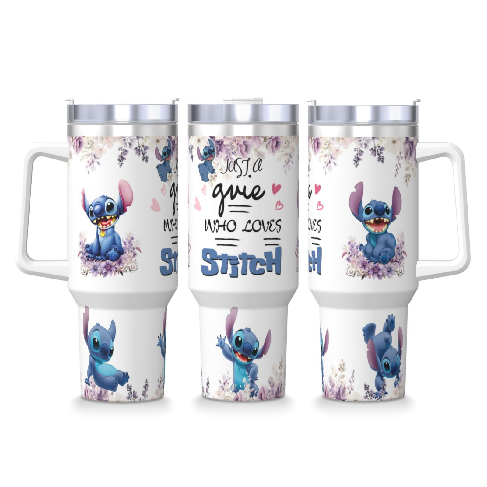 Transfronterizo Amazon 40oz Sanrio dibujos animados KT gato serie termo taza de hielo taza de café portátil con mango