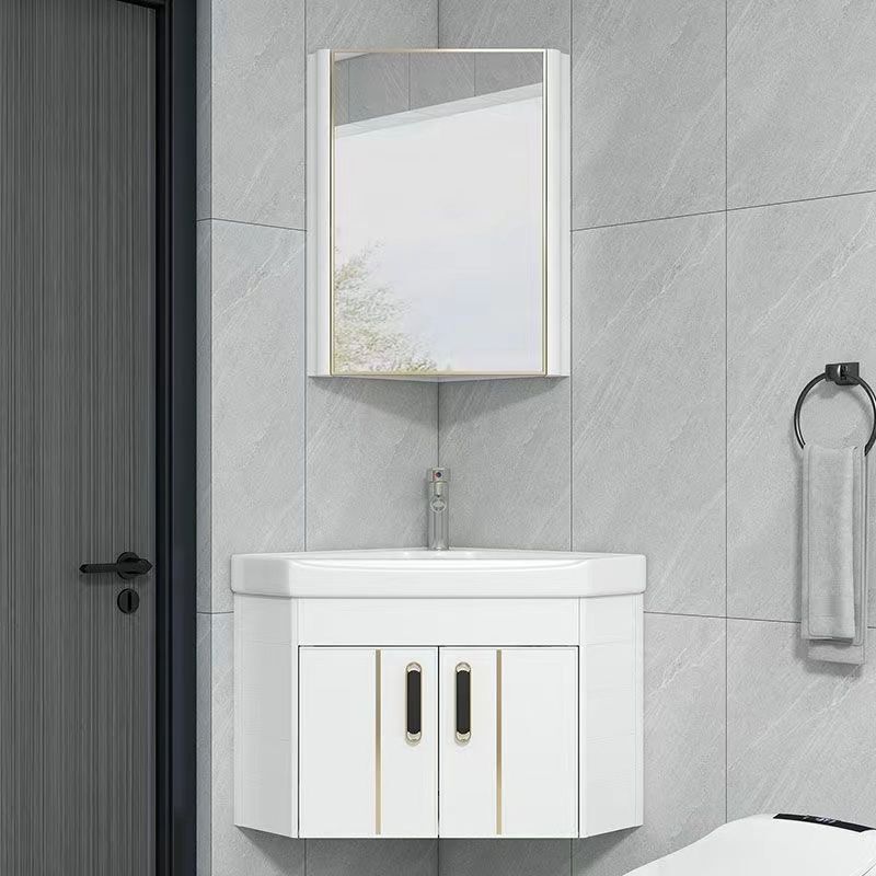 Small Apartment Triangular Bath Sink Washbasin Cabinet Combination Bathroom Cabinet Ceramic Integrated Basin Corner Bathroom Cabinet Small Apartment Triangular Bath Sink Washbasin Cabinet Combination Bathroom Cabinet Ceramic Integrated Basin Corner Bathroom Cabinet