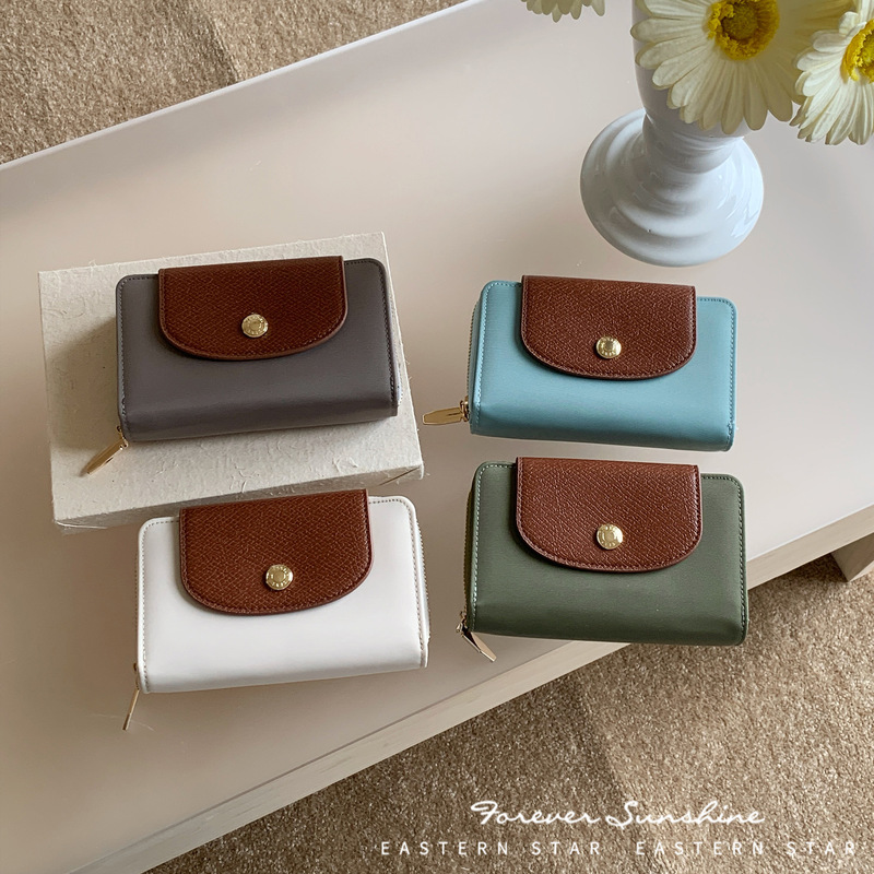Waterproof Longchamp Wallet~Korean Style Simple High-End Women's Ins Wallet Large Capacity Zipper Coin Purse Wallet Waterproof Longchamp Wallet~Korean Style Simple High-End Women's Ins Wallet Large Capacity Zipper Coin Purse Wallet