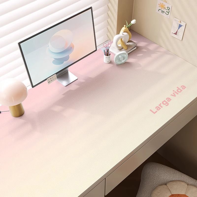 도파민 학습 책상 매트 방수 솔리드 컬러 사무실 쓰기 특수 데스크탑 보호 매트 침실 컴퓨터 테이블 천