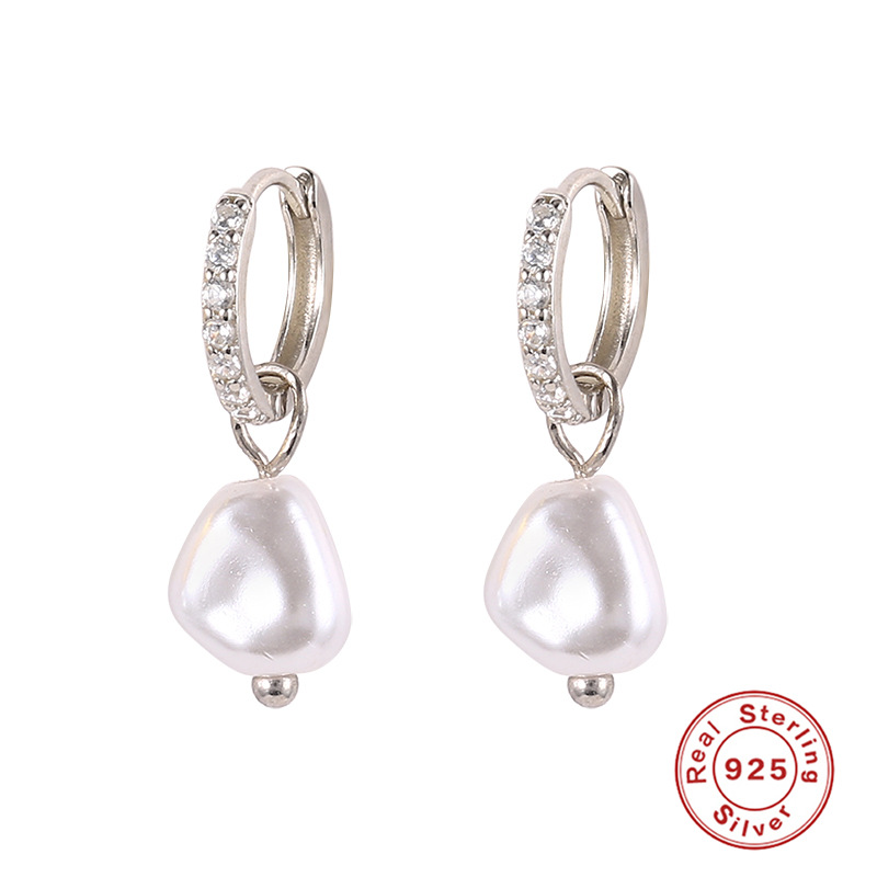 1g Weight 925 Sterling Silver Ear Needle Material 18K Gold Plated Plating Material Drop Earrings Classification 1 Pair Quantity Date, Tea Party Occasion 925 Sterling Silver Material Geometric Pattern All Seasons Season Women's Gender Elegant, Simple Style Style 1 Pair 18K Gold Plated 925 Sterling Silver 925 Sterling Silver Earrings Geometric Drop Earrings 77