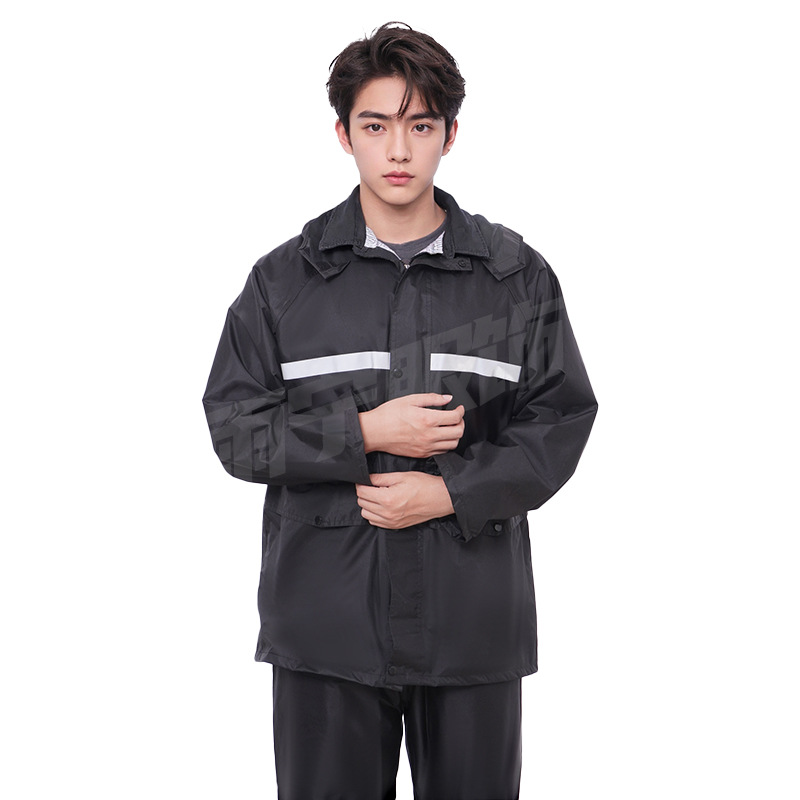 traje de chaqueta de lluvia para hombres para llevar jinete tipo separado especial anti-tormenta chaqueta de lluvia pantalones de lluvia impermeables y resistentes al desgaste