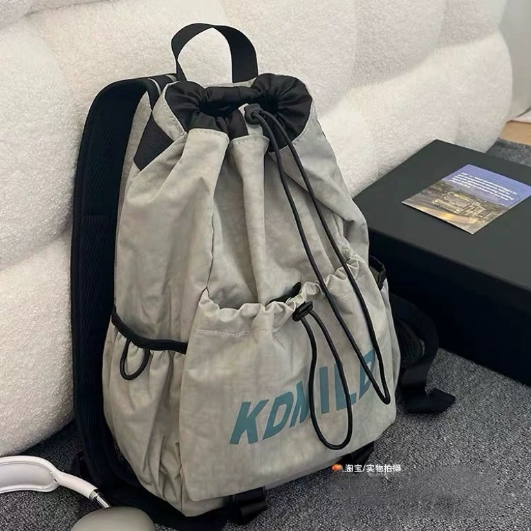 Спортивный рюкзак KOMILD сумка-шарф с завязками, унисекс студентский рюкзак, 26×38 см, лёгкий