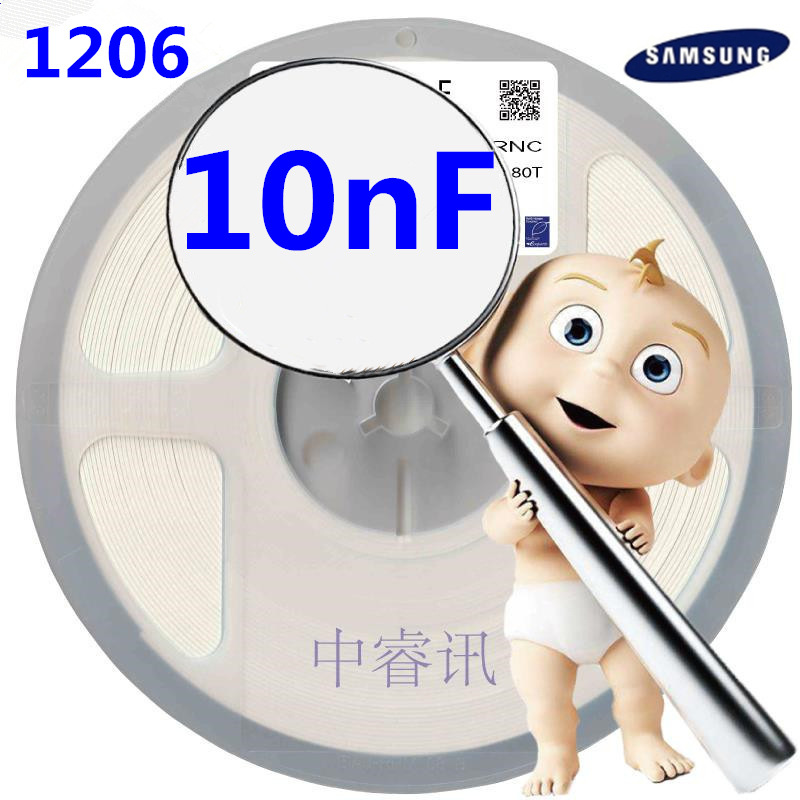 CL31B103KCCNNNC 新货贴片陶瓷电容1206 10nF 100V X7R电子元器件