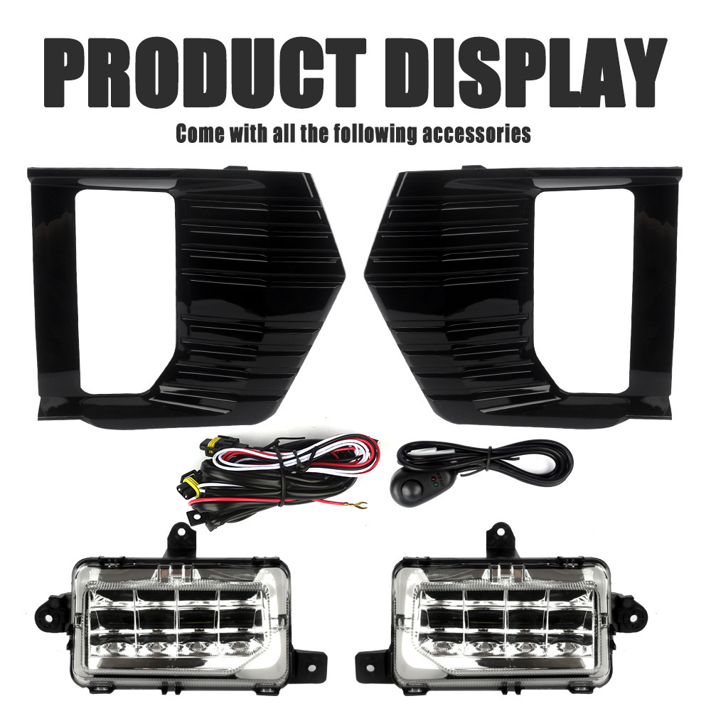 Aplicable a GMC 2021 - 2022 nuevo conjunto de lámpara de niebla LED delantera Yukon lámpara de barra de luz diurna