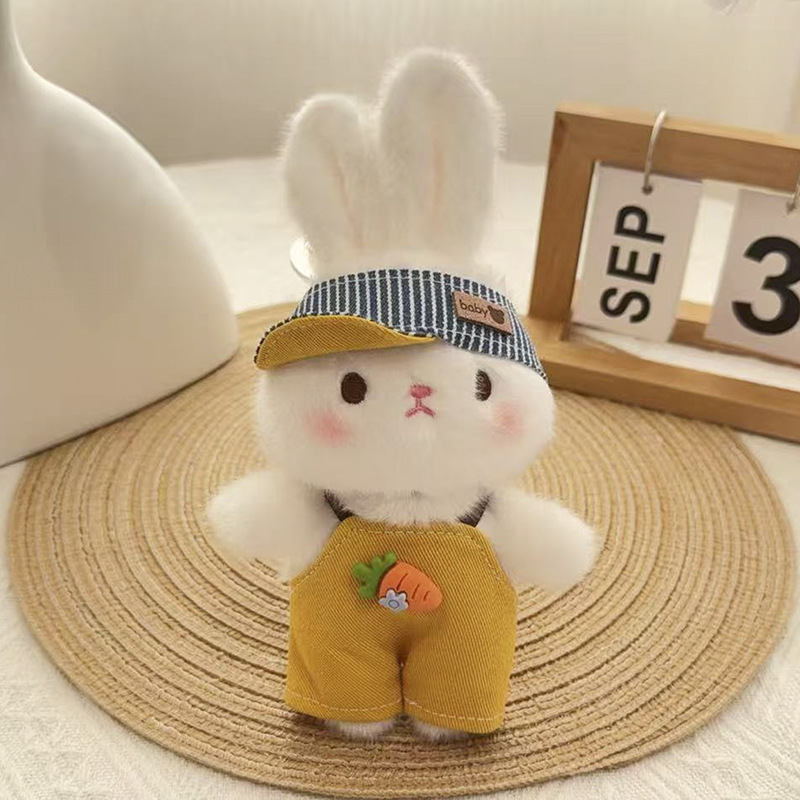 Cute and Versatile Little Rabbit Pendant Plush Toy Cartoon Bag Charm Gift Keychain Doll Toy