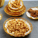 仿藤篮子果盘小吃篮藤编织爆米花筐薯条KTV酒吧油炸篮面包水果篮