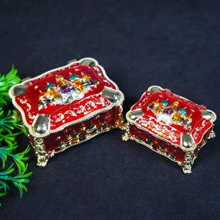 Европейская металлическая шкатулка для украшений подарочная