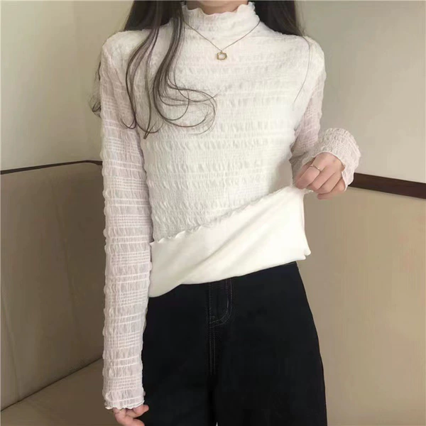 White, fleece