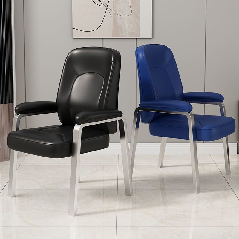 Silla de personal simple transpirable silla de respaldo confortable silla de oficina de paquete suave doméstica sala de ajedrez y tarjetas silla de mahjong