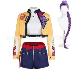 2025跨境韩流恶魔猎人鲁米女士黄色服装狂欢节万圣节角色扮演服装