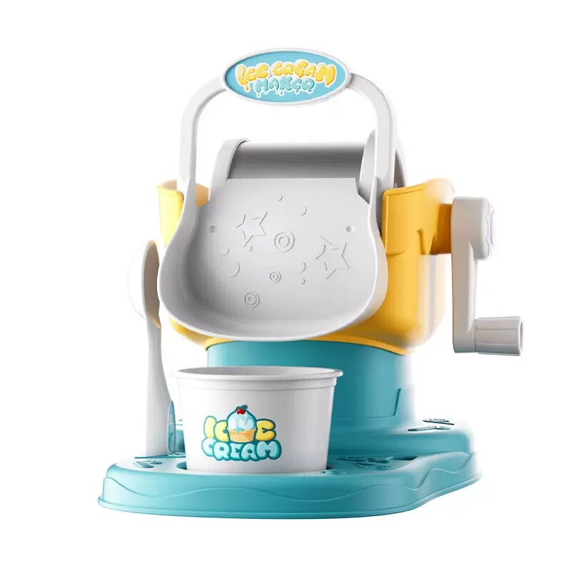子供用模擬キッチン用品スマートアイスクリーム製氷機ままごとおもちゃ親子DIYスムージー食用卸売|undefined