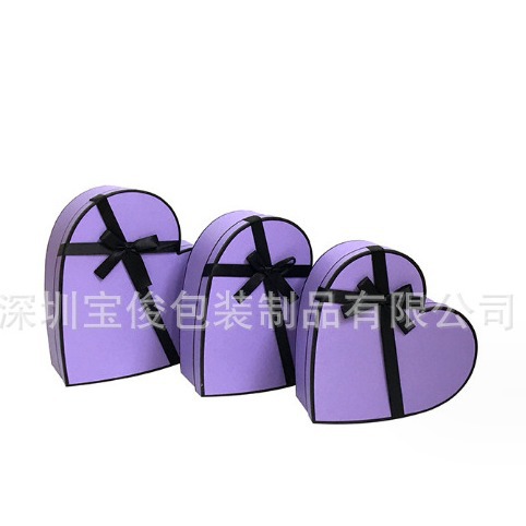 Fabricante caja en forma de corazón de color caja de forma especial caja cuadrada de cartón caja hexagonal caja pentagonal embalaje de regalo