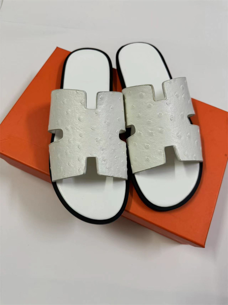 Medio Oriente e-commerce transfronterizo h zapatillas hombre sudeste asiático zapatos de cuero plano comercio exterior europeo y americano zapatos de playa de una sola zapatilla