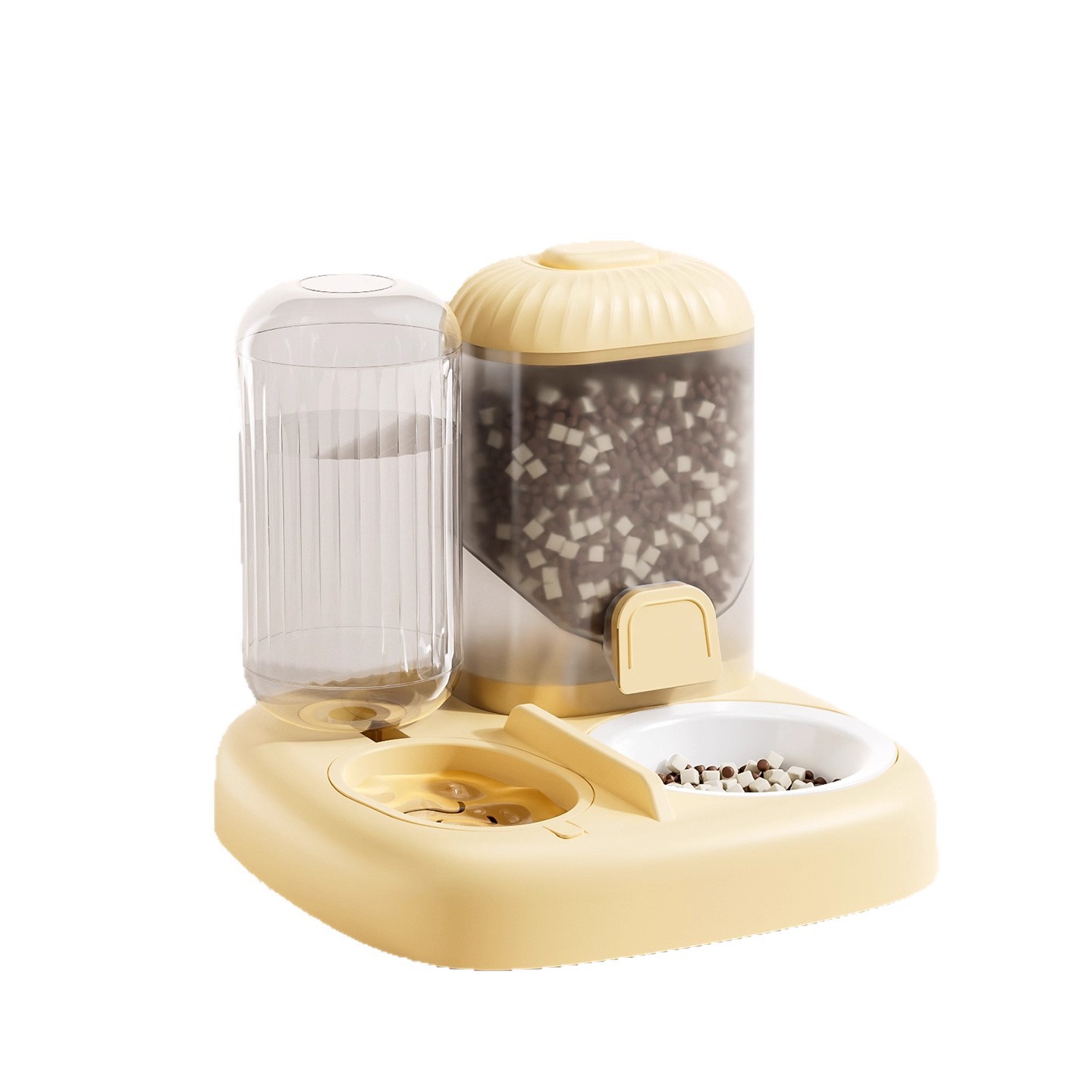 Alimentador integral para mascotas, alimentador de agua, tazón para gatos, tazón para perros, alimentador de agua, bebida, tazón de agua para bebidas, artículos para gatos resistentes a derrumbar