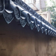 仿古瓦中式屋檐瓦一体门头假瓦室内仿古树脂塑料瓦仿琉璃瓦麦太保