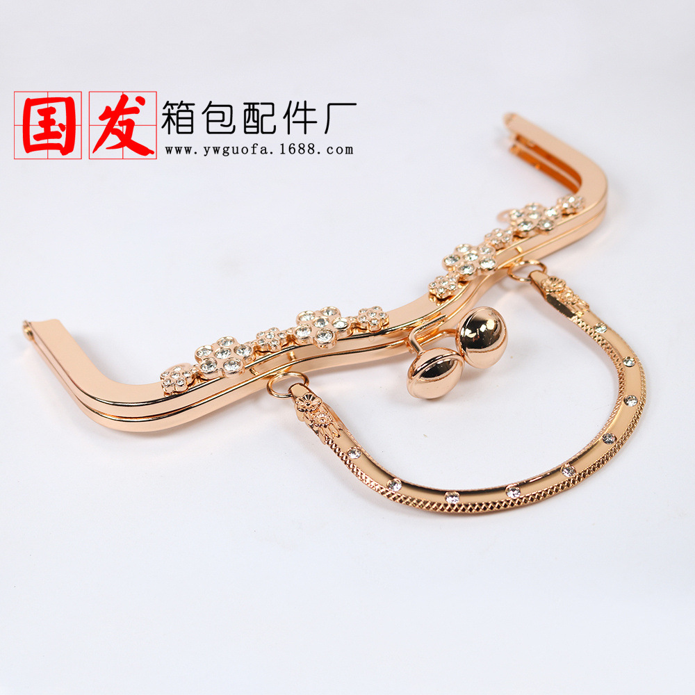 Agujero de tornillo 20,5 cm cóncavo agujero de ciruela de cintura cabeza de campana boca de mano plana oro oro claro