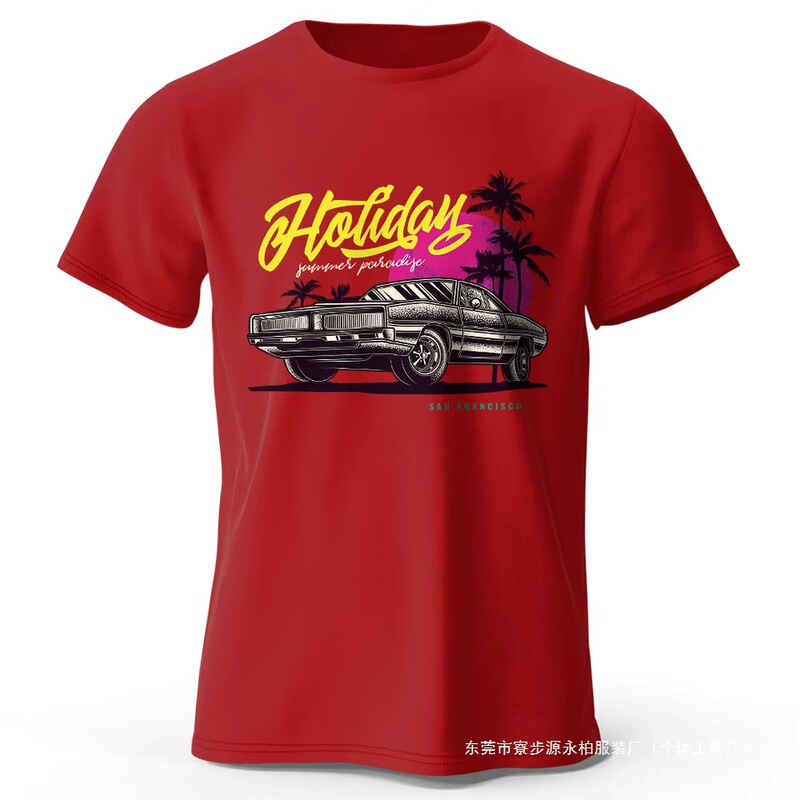 Old School Racing Medal Print Unisex T-Shirt 100% Cotton Checkered Flag Graphic Motorsport Old School Racing Medal Print Unisex T-Shirt 100% Cotton Checkered Flag Graphic Motorsport