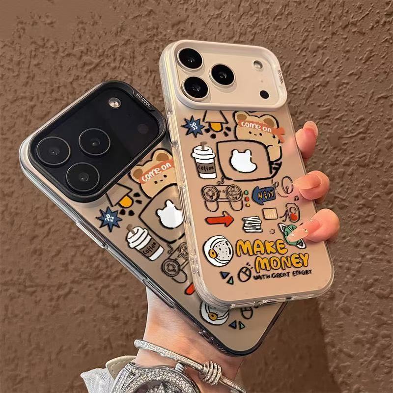 Work Bear Suitable for Apple 17 Mobile Phone Case Iphone17Pro New Air Protective Cover 17Promax Anti-Fall