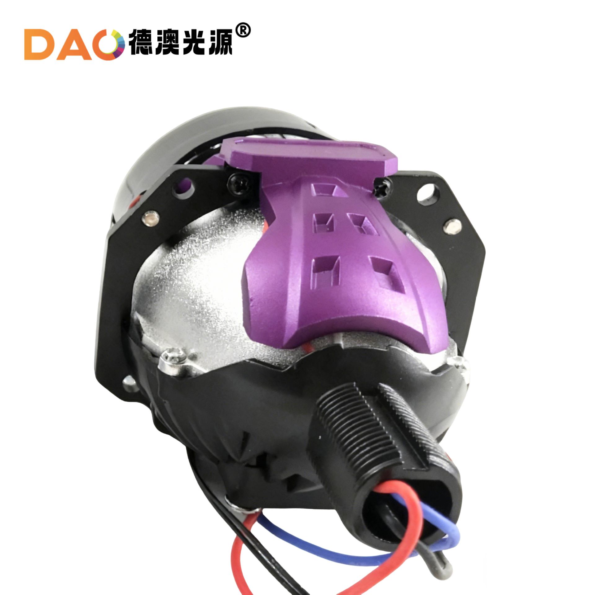 Nueva venta caliente de automóviles led faro I4H tres lentes LED directas de 2,5 pulgadas láser lente de faro cercano en uno