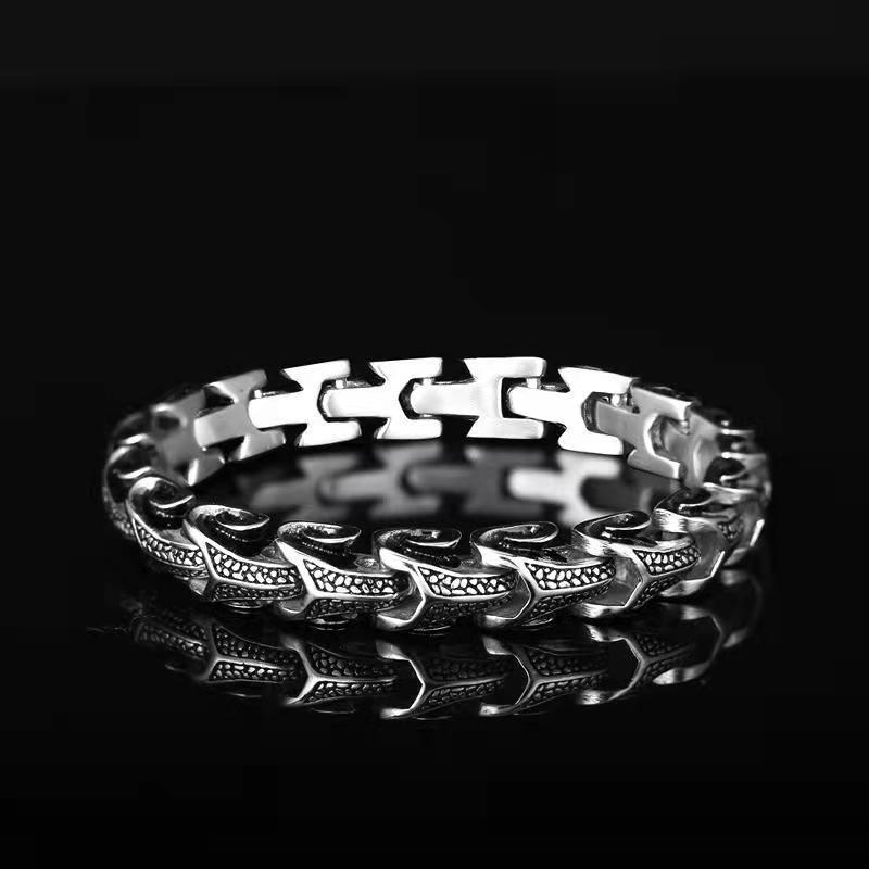 Męska bransoletka cuban link ze stali nierdzewnej_voghion.com
