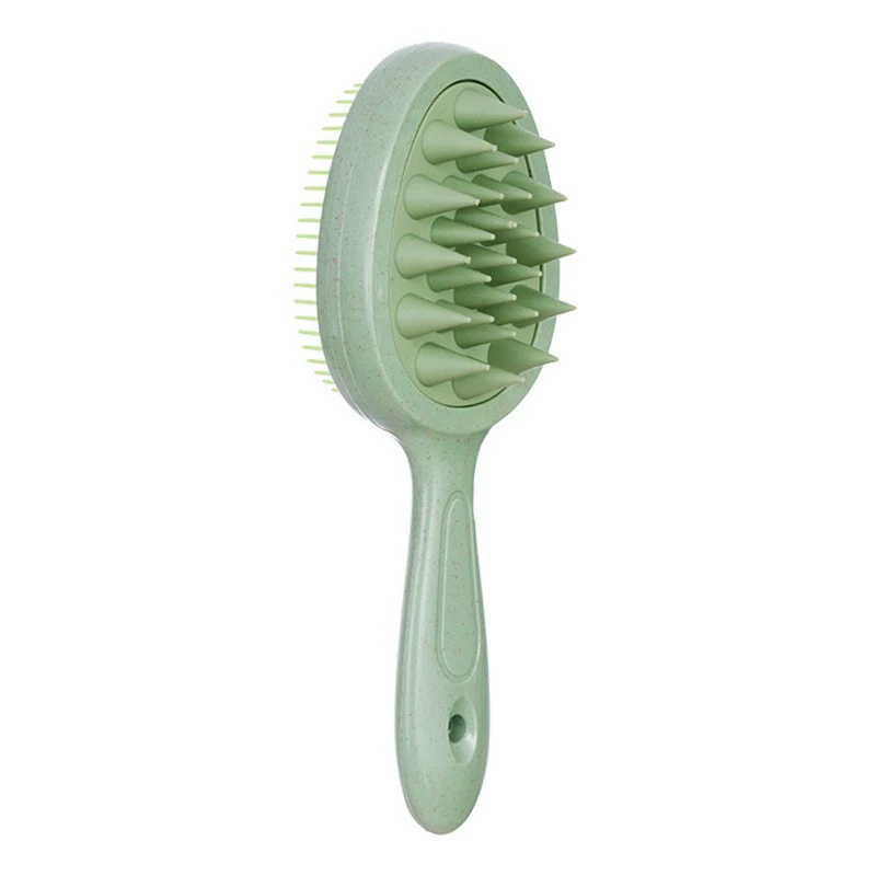 Scalp Massage Brush Avocado Shape, Detangling Hair Comb for Wet & Dry Hair, Portable