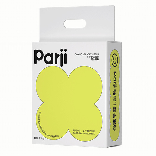 Parji Mixed Cat Litter Tofu Cat Litter Dust-free Deodorization Can Flush Toilet Bentonite Original Flavor 2.5kg