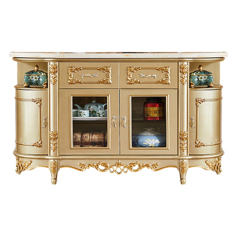Шкаф в европейском стиле сервант бытовой шкаф для прихожей из цельной древесины столовая шкафчик винный шкаф гостиная перегородка шкаф