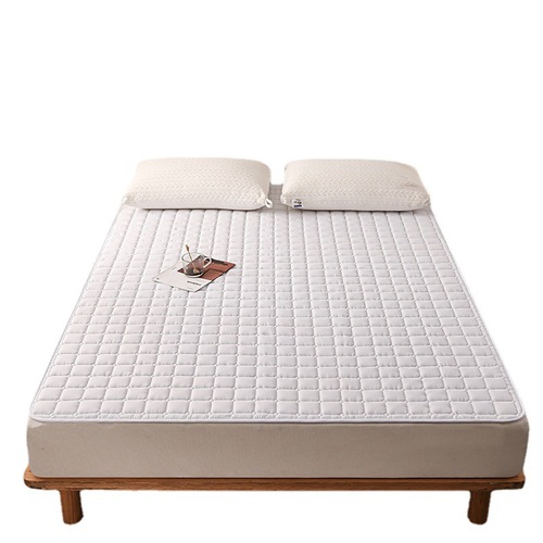 Home textile supply hotel bed protection mat machine washable white double-sided tatami anti-slip mat wholesale