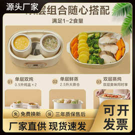 小熊电炖锅电炖盅煲汤锅炖汤锅隔水炖婴儿带蒸笼时DDZ-C10V1