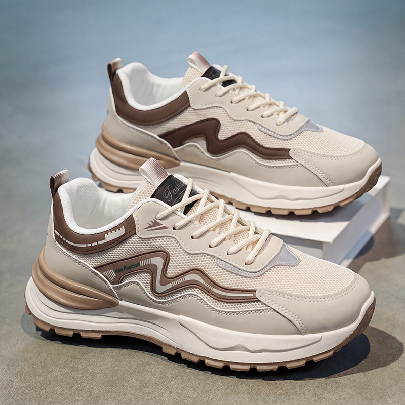 En verano, 2026, las nuevas zapatillas deportivas casuales masculinas son resistentes al desgaste y las zapatillas de correr de gama baja están de moda.